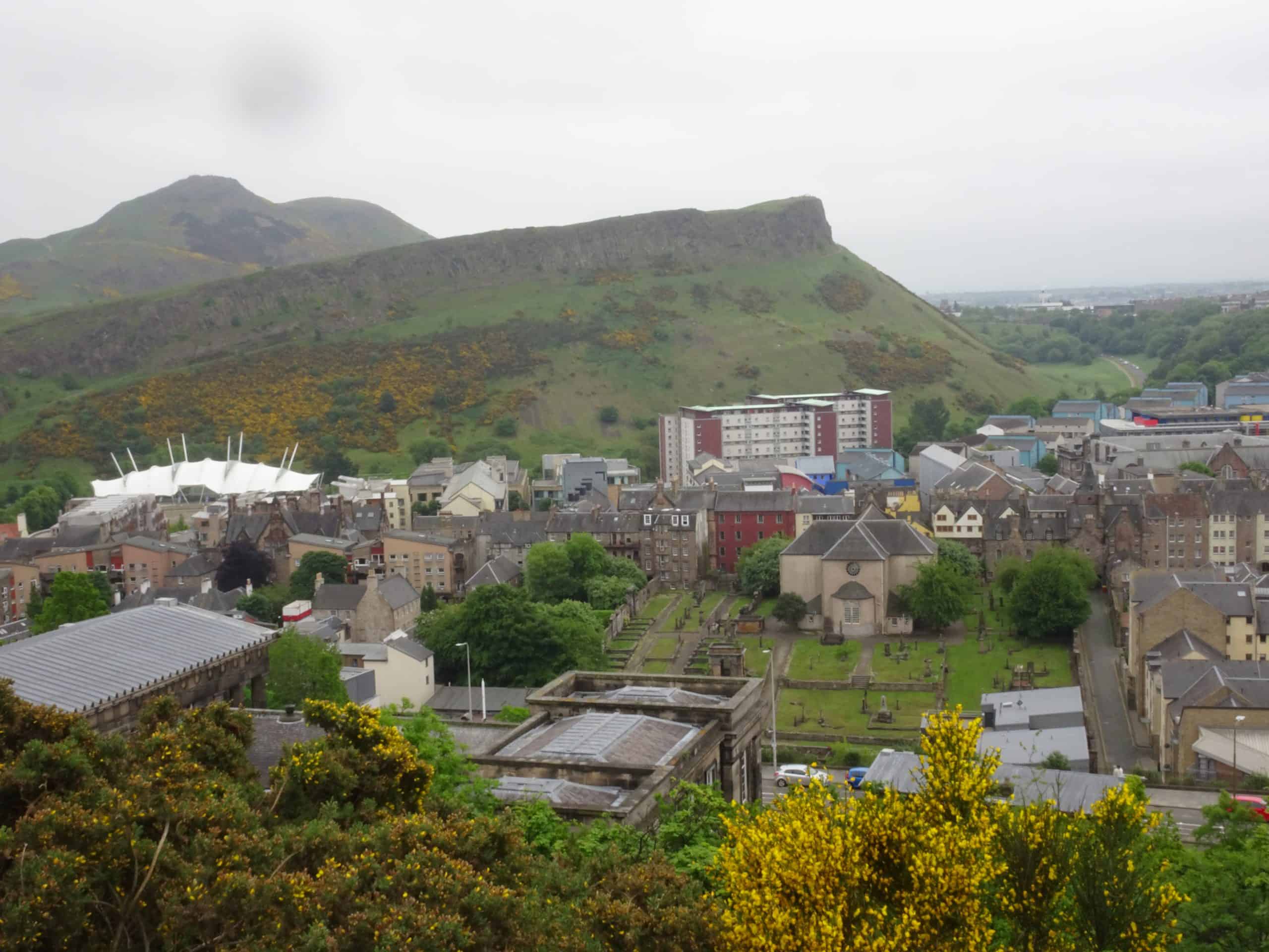 A view of Arthurs seat